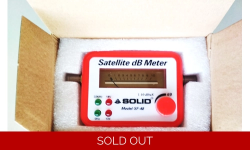 Solid S2 SF-45 Digital Satellite dB Meter Full HD 1080p